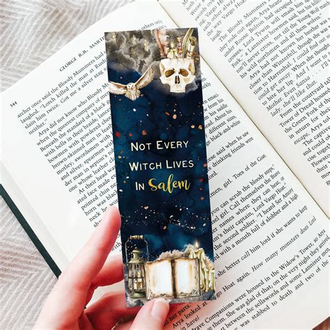 Unveil the Enchantment of Witchcraft with a Sinister Witch Bookmark